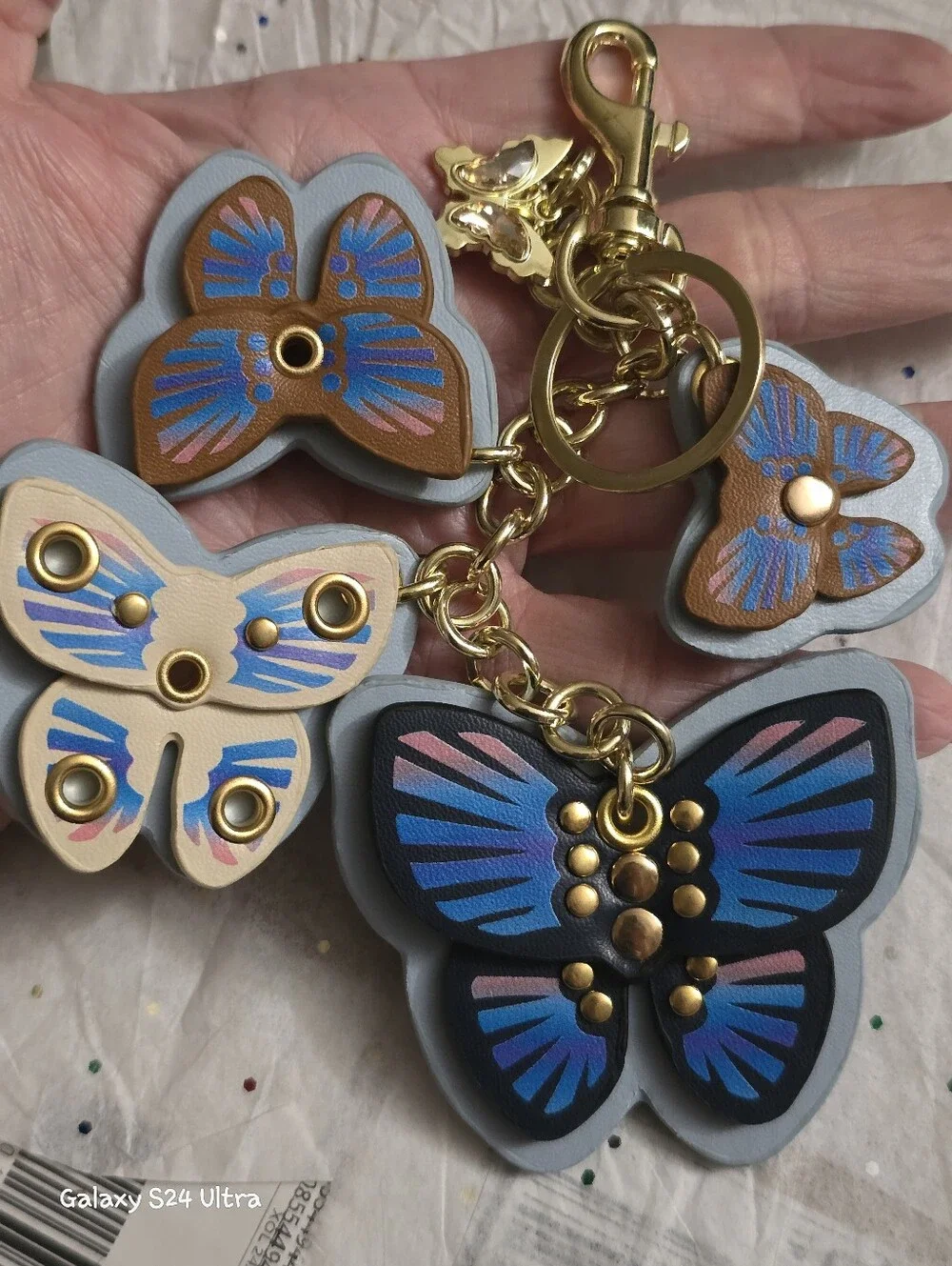 Butterfly Bag Charm/keychain NEW